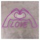 thumbnail image 4 of Letrero Luminoso De Neón "Love To The Heart" Para Dormitorio, Sala Estar, Club, Bar, Fiesta, Decoración Pared 43x25cm, 4 of 5