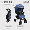 thumbnail image 5 of | Carriola para HIRO TS | Carriola de Viaje y Porta | Travel System - Cosas para s hasta 22kg | Asiento para Bebé - Autoasientos para Ligera con Arnés de Seguridad (Blue), 5 of 5