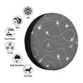 thumbnail image 5 of Easygdp Airplane Routes Around The World Wheel Sun Guard, Spare Tire Cover,Universal Trailer Suv Truck Camper Travel,Easy To Install And Remove -16 Inch, 5 of 9