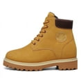 thumbnail image 2 of CMR CHAMARIPA Women's Height Increasing Boots - Brown Nubuck Outdoor Hiking Boots 8CM / 3.15 Inches, 2 of 9