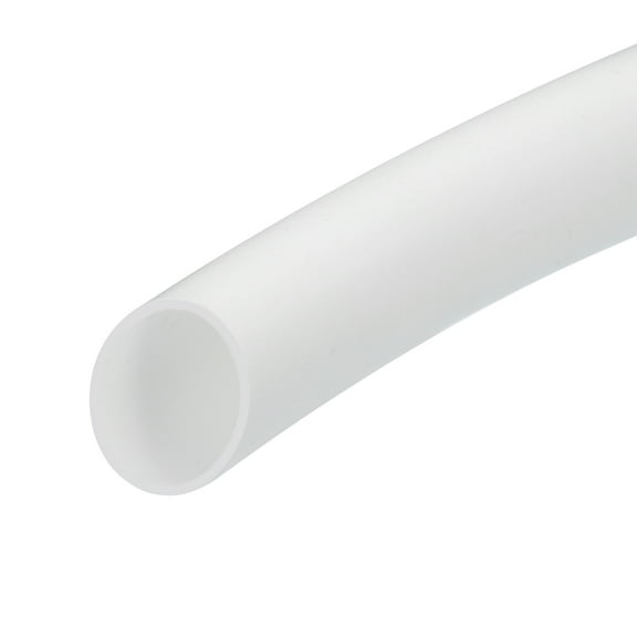 Silicone Heat Shrink Tubing 1.7:1 Ratio 0.6"(15mm) ID x 0.67"(17mm) OD 3.3ft Silicone Rubber Hose White