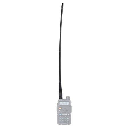 BF-771 Antenna 14.96Inch Dual Band VHF/UHF High Gain Soft Whip Antenna for Baofeng UV-5R(All), UV-K5