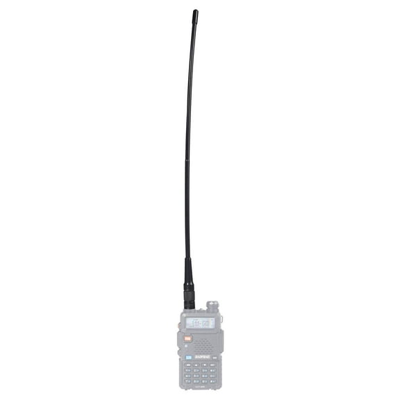 BF-771 Antenna 14.96Inch Dual Band VHF/UHF High Gain Soft Whip Antenna for Baofeng UV-5R(All), UV-K5