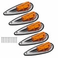 thumbnail image 5 of Luces de posición de techo de cabina ámbar, 12V, 24V, 5 uds., resistentes al agua, superbrillantes, lámparas de circulación superiores para camionetas RV de 12V, 5 of 5