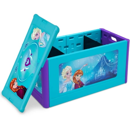 Disney Frozen Store and Organize Plastic Toy Box by Delta (Best Toy Box For 1 Year Old)