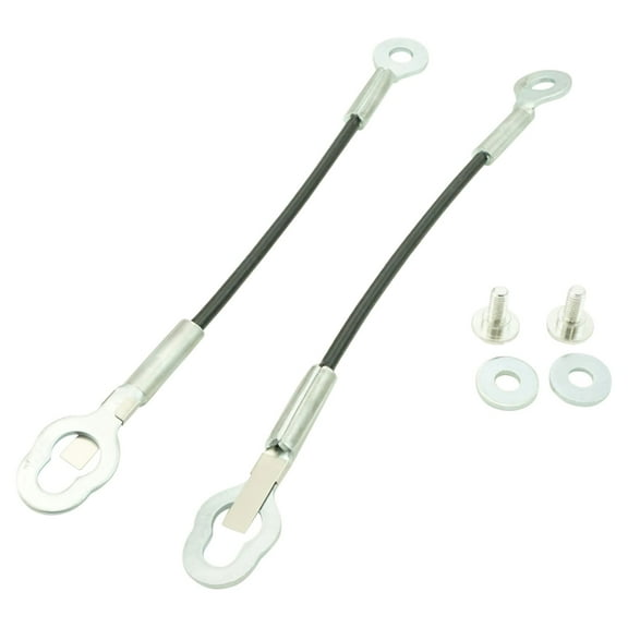 TRQ Tailgate Tail Gate Stay Cable Pair 11 3/8" for Toyota Tundra Pickup Truck BDA69239