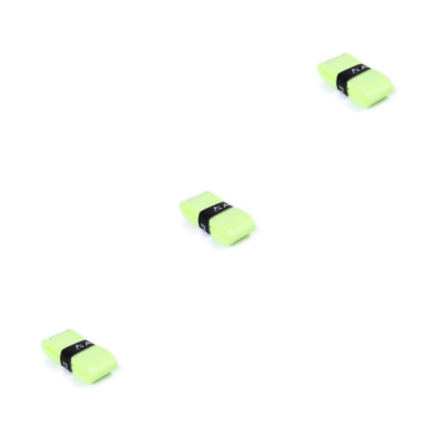 Wosthever Cinta de sobregrip de raqueta absorbente de sudor de primera , banda para el sudor antideslizante, y transpirable, verde fluorescente Type1 NO1