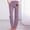 Purple, variant on Babysbule Fashion Womens Straight Pants Casual Solid Color Pumpkin Print Loose Straight Wide Leg Trousers Pants