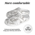 thumbnail image 6 of Lsque Hand Drawn Rabbit Pattern Womens Comfort Cotton on Scuff With Memory Foam and Anti-skid Sole Slipper-42/43, 6 of 7