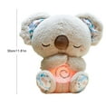 thumbnail image 2 of Lindo juguete de peluche Koala para dormir de 30 cm con luz y sonido regalo para bebé recién nacido (gris), 2 of 2