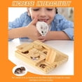 thumbnail image 5 of Guinea Pig Foraging Toys 6 In 1 Hamsters Wooden Interactive Enrichment Toys Treat Dispenser for Small Pet for Rabbits Bunny Chinchillas Rats and Gerbils, 5 of 9