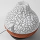 thumbnail image 3 of Humidificador volcán de veta de madera con efecto de llama y luz LED de 7 colores - Difusor de aromaterapia USB de 300 ml, súper silencioso para el dormitorio, 3 of 8
