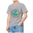 thumbnail image 4 of WEIYLL Tshirts Shirts For Boys Summer Comfortable Crew Neck Breathable Short Sleeve Earth Cartoon Printed Kids Clothing for 10-11 Years, 4 of 4