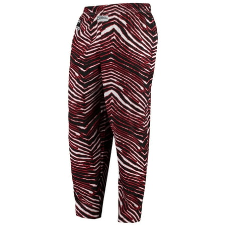 Atlanta Falcons Zubaz Throwback Zebra Pants Black Red Walmart Com