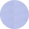 thumbnail image 1 of Ahgly Company Tapis Rond Lavable en Machine Intérieur Transitionnel Bleu Céleste, 4 Pieds Rond, 1 of 7