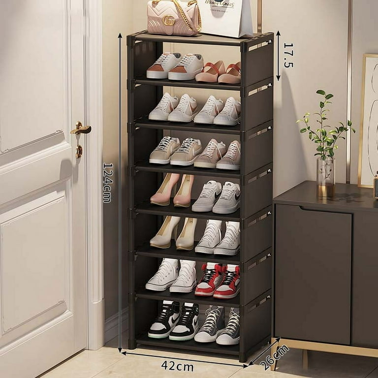 Diy shoe rack by front door new arrivals