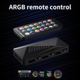 thumbnail image 4 of LP-6P ARGB Remote Control 6 Way Splitter 4Pin PWM Cooling Fan Hub for Computer PC Case Chassis Radiator SATA Power Supply WH with ARGB-remote, 4 of 6