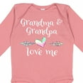 thumbnail image 4 of Inktastic Grandma and Grandpa Love Me Heart Grandchild Boys or Girls Long Sleeve Baby Bodysuit, 4 of 5