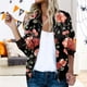thumbnail image 3 of Gabardinas para Mujer con Estampado de flores Gibobby, 3 of 4