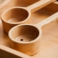 thumbnail image 4 of Wooden Measuring Spoon Tea Coffee Scoop Sugar Spice Long Handle 60ml, 4 of 12