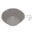 thumbnail image 1 of 250ml Backpackers Copa Bowl portátil de protección de caída Backpacking Bowl para acampar Senderismo Vajilla Utensilios de cocina Gris, 1 of 8
