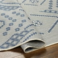 thumbnail image 3 of Mark&Day Outdoor Rugs, 5x7 Tana Global Indoor/Outdoor Navy/Ivory Area Rug, Non Shedding Blue Ivory Carpet for Patio, Porch, Deck, Bedroom, Living Room or Kitchen (5'3" x 7'), 3 of 4
