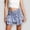 Blue, variant on Skirts for Women Skirt Half-Length Womens Pleated Flowy Print Floral Fashion Short Skirt Spring Summer Everyday Wardrobe Hot Pink L