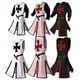 thumbnail image 2 of Túnica de cosplay medieval de talla grande para hombre, sobretodo de caballero templario, cruzado, manga larga, camisetas cortas, disfraz de recreación, 2 of 5