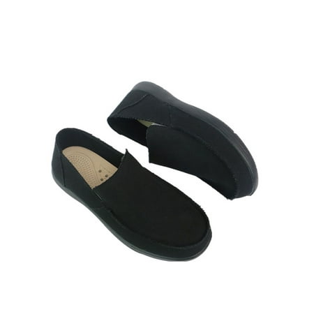 

Daeful Mens Slip On Canvas Espadrilles Deck Trainers Flat Pumps Shoes