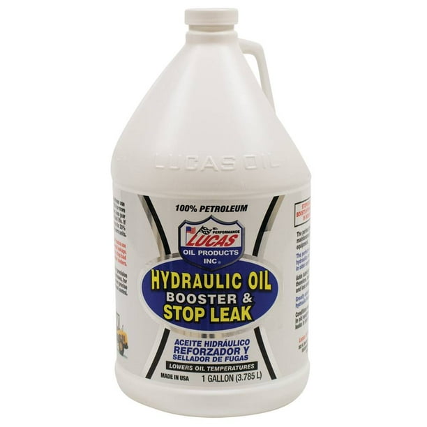 Lucas Oil 10018 Hydraulics, Hydraulic Oil Boost And Stop Leak, 1 Gallon