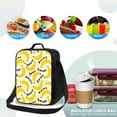 thumbnail image 4 of Lsque Banana Fruit Lunch Bag Lunch Box for Women Men Reusable Insulated Lunch Tote Bag,Leakproof Thermal Cooler Sack Food Handbags Case High Capacity, 4 of 9