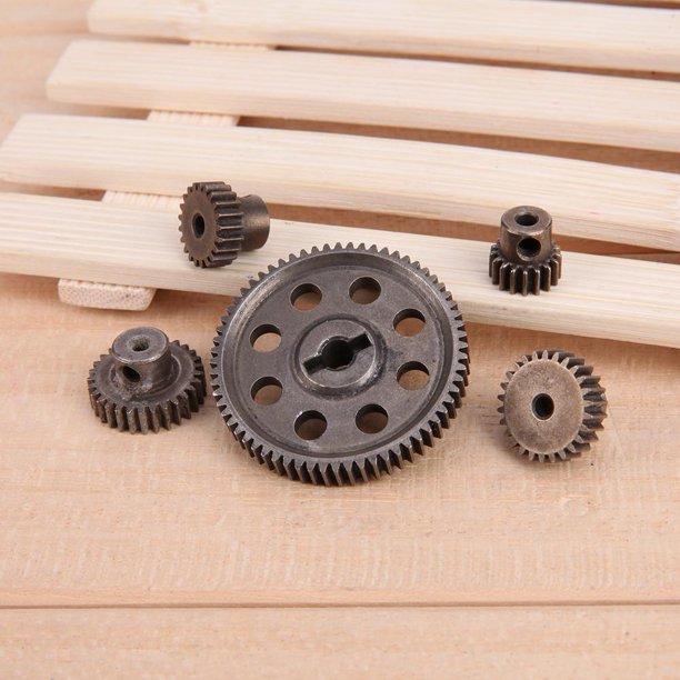 5 unids/set diferencial principal Metal Spur Motor engranaje RC juguetes parte para camión HSP
