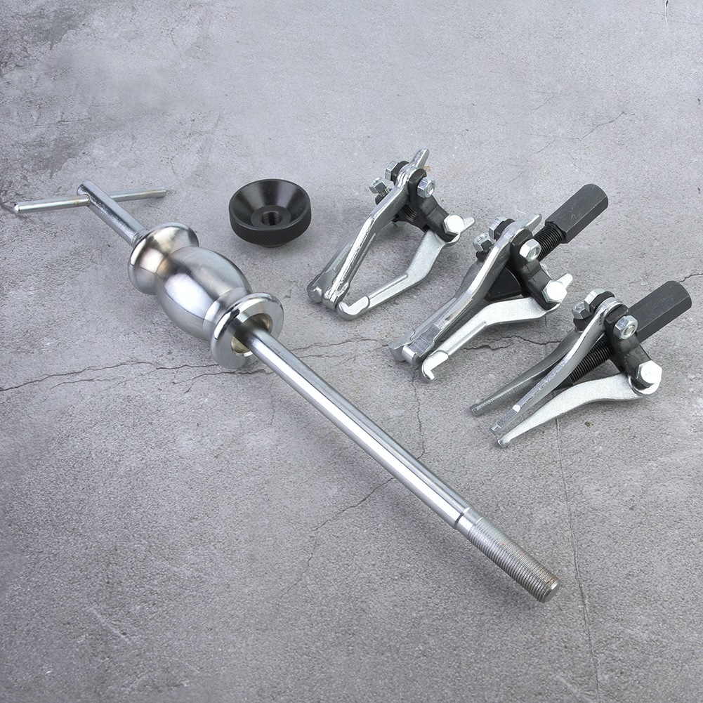 Agatige 5pcs Carbon Steel Internal External Gear Bearing Puller Removal