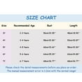 thumbnail image 2 of Kiijoy Toddler Girls Flutter Sleeve Bow Dress School Uniform Kids Casual Princess Dress, 2 of 8