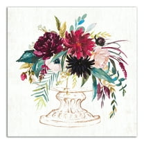 Creative Products Jeweltone Florals 16x16 Canvas Wall Art