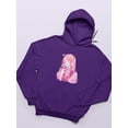 thumbnail image 3 of Anime Girl W Face Mask Hoodie Women -Image by Shutterstock, Female 3X-Large, 3 of 4
