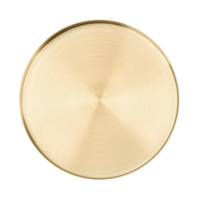 Rongfmy Nordic Round Serving Tray Desk Cosmetic Jewelry Organizer Decorative S S