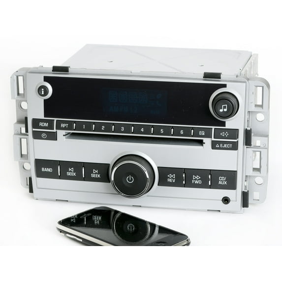 Restored GMC 2007 Chevy Equinox AM FM CD Radio with Aux and Bluetooth Mod 15945855 (Refurbished)