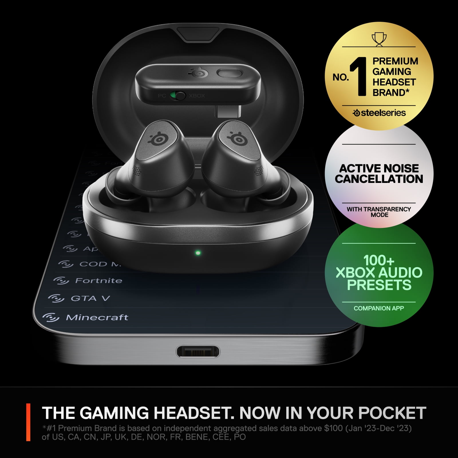 Steelseries SteelSeries Arctis GameBuds™ for Xbox — Wireless