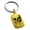 Gold, variant on Stainless Steel Hades Greek God of Underworld Engraved Small Rectangle Dog Tag Charm Keychain Keyring