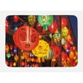 thumbnail image 1 of Lantern Bath Mat, International Chinese New Year Celebration China Hong Kong Korea Indigenous Culture, Non-Slip Plush Mat Bathroom Kitchen Laundry Room Decor, 29.5 X 17.5 Inches, Multicolor, Ambesonne, 1 of 2