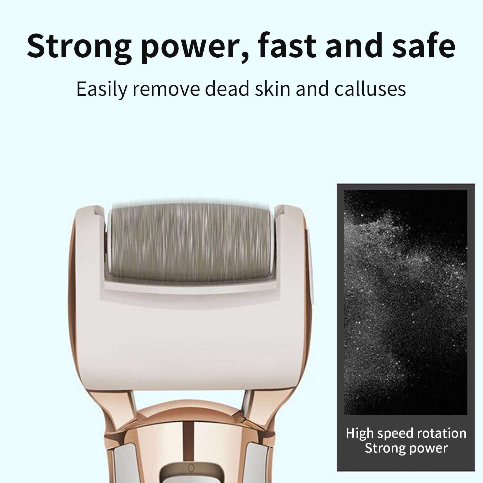 Momihoom Electric Callus Remover: Professional Pedicure Tools Foot Care for Women, Rechargeable Foot Scrubber, Electronic Feet File Pedi Sander Best for Hard Cracked Dry Dead Skin