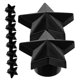 thumbnail image 5 of unbranded 10Ud Tapas Para Válvula De Llantas Negras De Inoxidable Con Creativo Estrella Para, 5 of 8