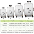 thumbnail image 6 of Stretch Luggage Cover XL(29-32in)– Elastic Travel Suitcase Protector with Handle Openings & Bottom Closure, Washable Polyester Spandex Cover for 18"-32" Suitcases, S/M/L/XL Size, 6 of 6