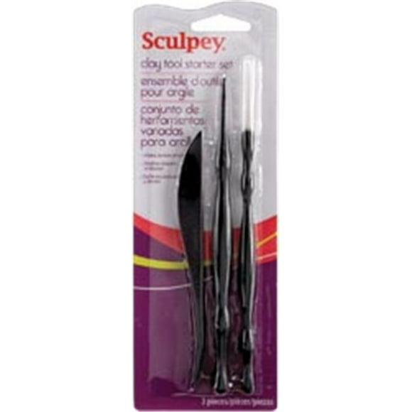 Polyform 456527 Sculpey Clay Tool Starter Set 3-Pkg