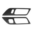 thumbnail image 4 of Fydun Auto Porte Poignée Cadre Autocollant Paire Voiture Intérieur Porte Poignée Cadre Couvercle Sec Fibre de Carbone Remplacement pour 2015-2021, 4 of 8