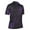 Dahila Purple/Black, variant on Monterey Club Men's Two Tone Dot Printed Golf Polo Shirt #1291