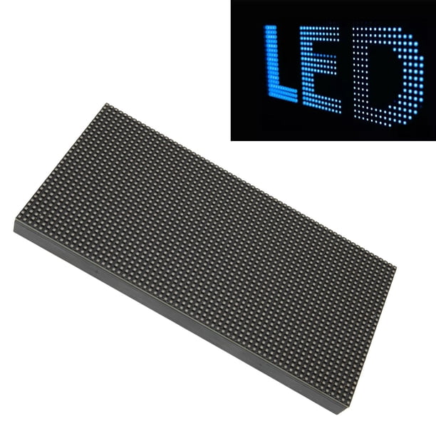 Pantalla De Matriz LED, Soporte HUB75 En Cascada 64x32 Píxeles Brillo Ajustable Panel De Matriz LED A Todo Color RGB Para Letreros De Tiendas