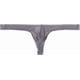 thumbnail image 2 of Men's Pouch Briefs Underpants Solid Underwear Black Low Waist Grey, 2 of 3