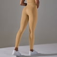 thumbnail image 1 of MKLEKYY Vestido deportivo para mujer, pantalones de yoga ajustados de punto sin costuras color melocotón para mujer, cintura alta, para correr y fitness, 1 of 4